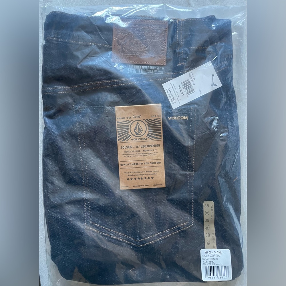 Volcom Solver Modern Fit Denim Jeans - Picture 4 of 9